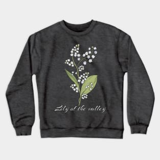 Spring flower Lily of the valley-Spring flowers May lily Crewneck Sweatshirt